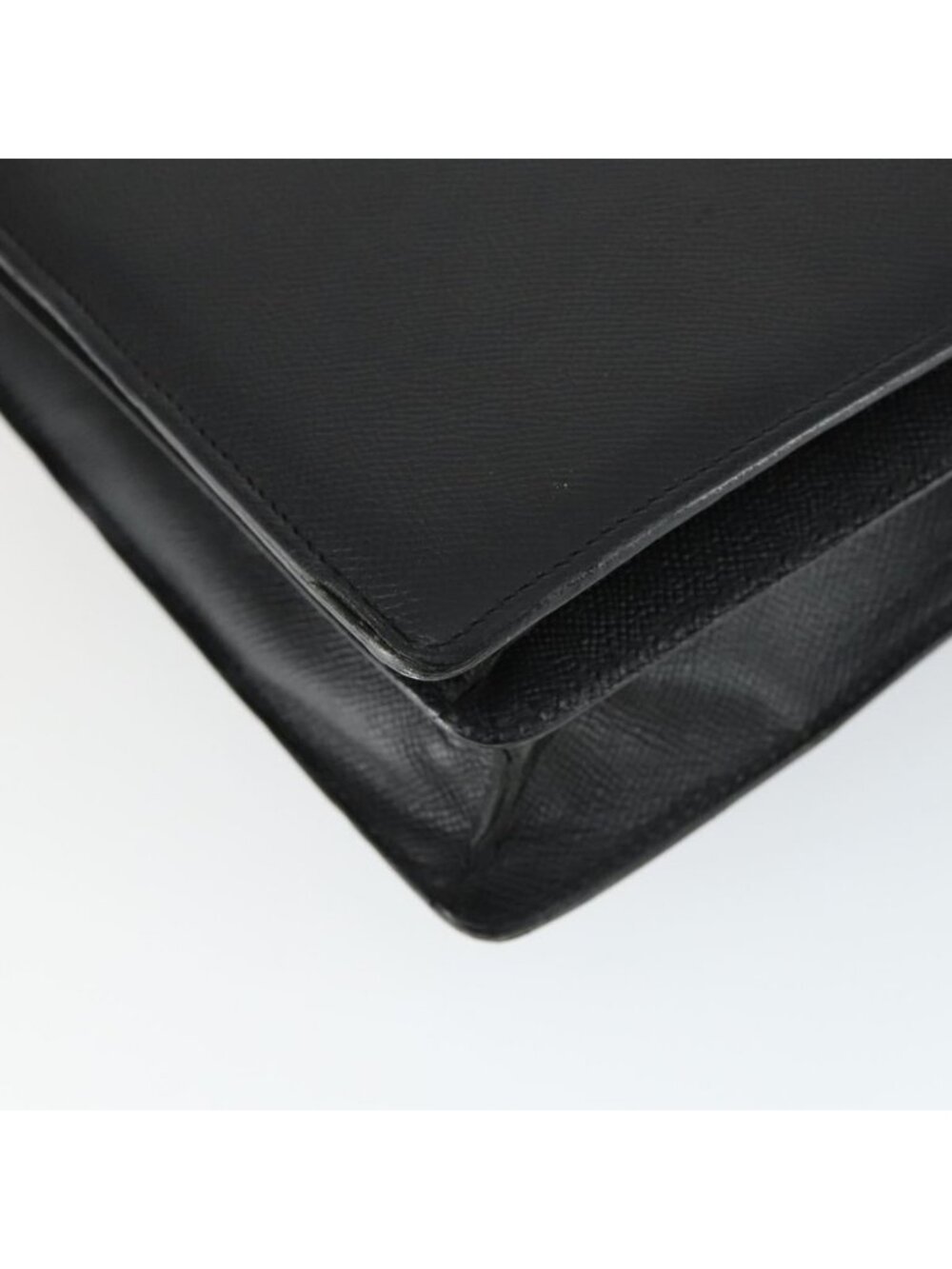 Authentic BALLY Shoulder Bag Leather Black - Picture 6 of 16